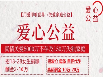 崇义捐卵助孕生子 爱心志愿者招募